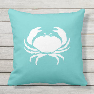 Almofada Para Ambientes Externos CRAB / travesseiro azul-marinho-de-caranguejo