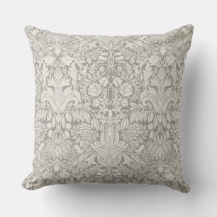 Almofada Para Ambientes Externos Damasco branco formal atenuado tradicional
