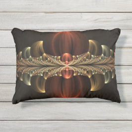 Almofada Para Ambientes Externos Fantasy Construction Shiny Abstrato Fractal Art