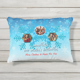 Almofada Para Ambientes Externos Floco de neve