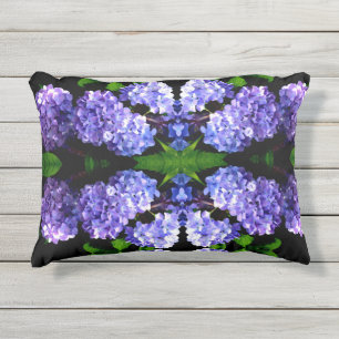 Almofada Para Ambientes Externos Flor azul roxa-brava-brava