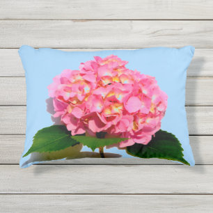 Almofada Para Ambientes Externos Flor rosa-rosa-rosa-hidrangea-rosa