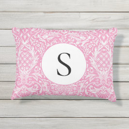 Almofada Para Ambientes Externos Fuchsia Pineapple Vitoriana Damasco