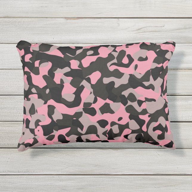 Almofada Para Ambientes Externos Gatinho Camo (Frente)
