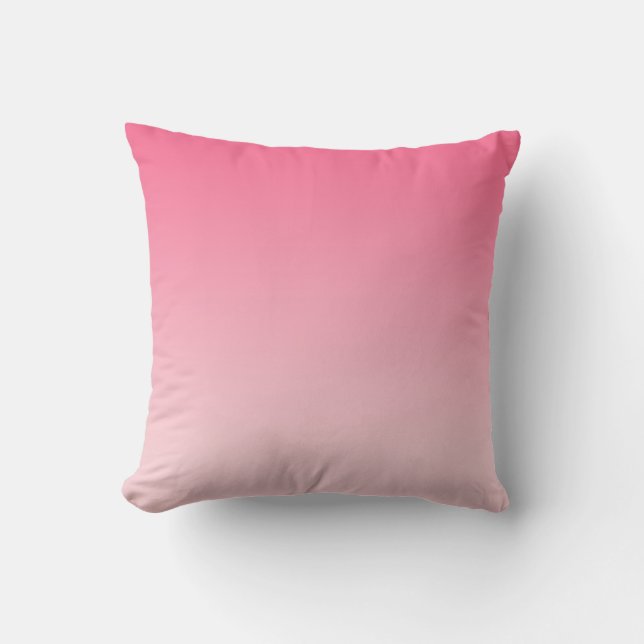 Almofada Para Ambientes Externos Girly Modern Pink Ombre (Frente)
