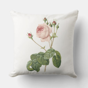 Almofada Para Ambientes Externos grande couve-com folhas aumentou por Redouté