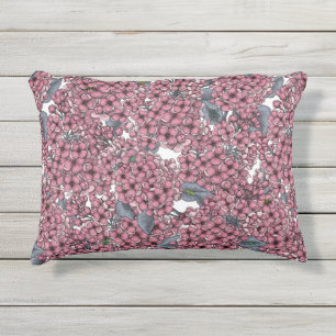 Almofada Para Ambientes Externos Jardim Lilac Rosa