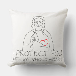 Almofada Para Ambientes Externos Jesus Cristo - Eu te protejo