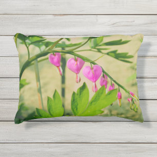 Almofada Para Ambientes Externos Lamprocapnos Flor do Coração Asiático Hemorragi