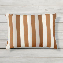Listra Vertical Terracota Quente e Creme