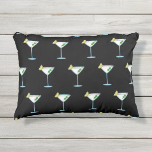 Almofada Para Ambientes Externos Martini Amadurece Álcool De Vidro De Coquetel