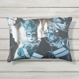 Almofada Para Ambientes Externos Máscaras de Carnaval em Veneza, Itália