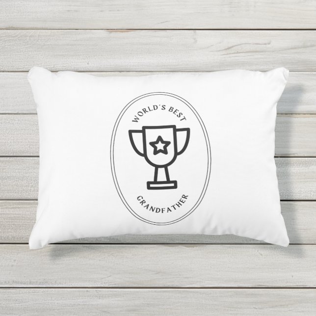 Almofada Para Ambientes Externos Melhor avô do mundo (Frente)
