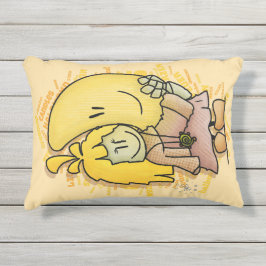 Almofada Para Ambientes Externos Micol hält den Mond fest