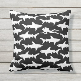 Almofada Para Ambientes Externos Natação do mergulhador de mergulhador com a escola