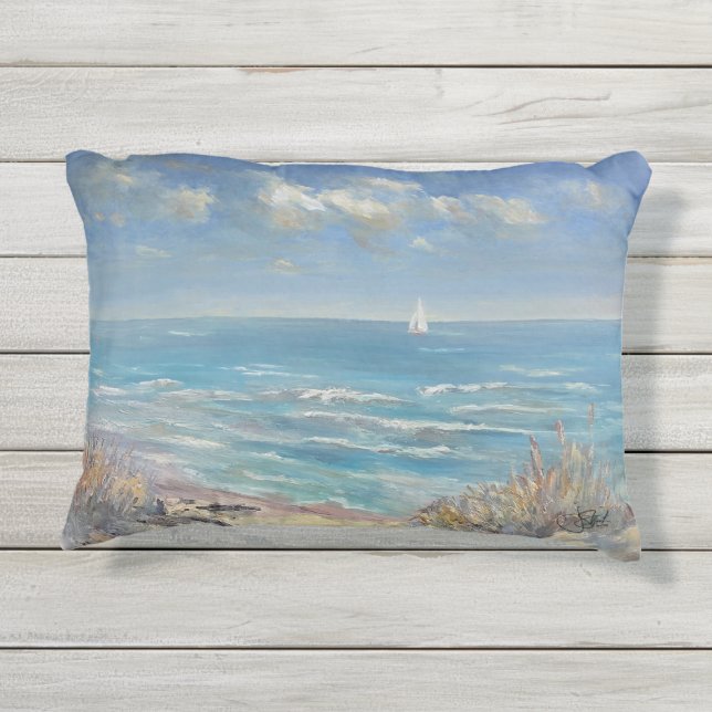 Almofada Para Ambientes Externos Navegue (Verso)