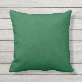 Almofada Para Ambientes Externos Olhar de veludo do verde esmeralda