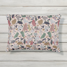 Almofada Para Ambientes Externos Padrão de Abstrato do estilo artístico moderno