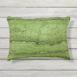 Almofada Para Ambientes Externos Padrão de mármore de pedra verde abstrato Granite