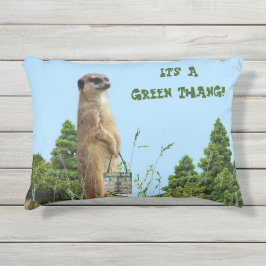 Almofada Para Ambientes Externos Patio Comfort 'Green Thang'