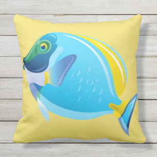 Almofada Para Ambientes Externos Peixes tropicais de Travesseiro decorativo ao ar l