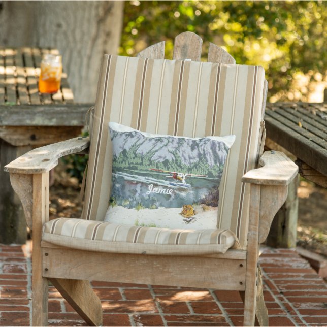 Almofada Para Ambientes Externos Planador E Viagem De Pesca Do Alaska Bush (Cadeira)