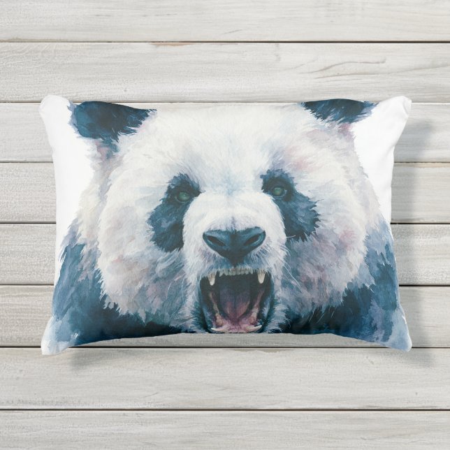 Almofada Para Ambientes Externos Poder Primal 005 – Panda (Frente)