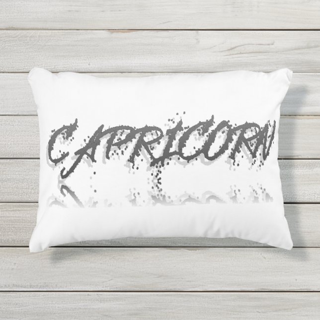 Almofada Para Ambientes Externos Reflexão do Capricórnio (Frente)