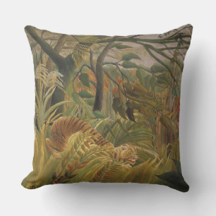 Almofada Para Ambientes Externos Rousseau Arte Tropical de Tigres