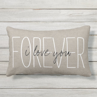 Almofada Para Ambientes Externos Russo Chic Eu Te Amo Para Sempre