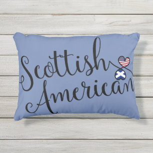 Almofada Para Ambientes Externos Scottish American Accent Travesseiro, Escócia