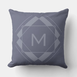 Almofada Para Ambientes Externos Seu Monograma em um travesseiro decorativo de Padr