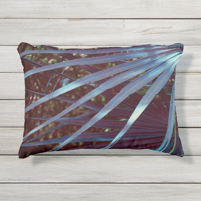 Almofada Para Ambientes Externos Sonho de Palmetto Azul (Frente)