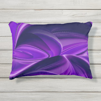 Almofada Para Ambientes Externos Sonhos de Arco-Íris de Flor Roxo