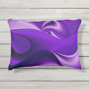 Almofada Para Ambientes Externos Sonhos de Arco-Íris de Flor Roxo