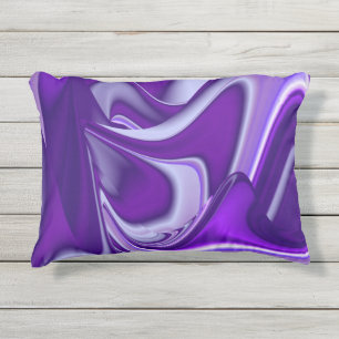 Almofada Para Ambientes Externos Sonhos de Arco-Íris de Flor Roxo