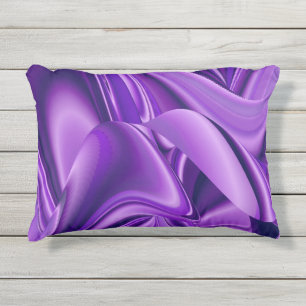 Almofada Para Ambientes Externos Sonhos de Arco-Íris de Flor Roxo