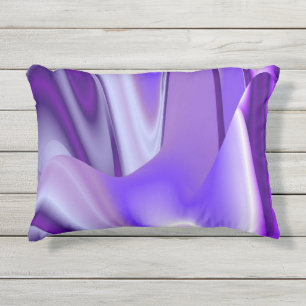 Almofada Para Ambientes Externos Sonhos de Arco-Íris de Flor Roxo