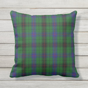 Almofada Para Ambientes Externos Tartan escocês de Davidson do clã
