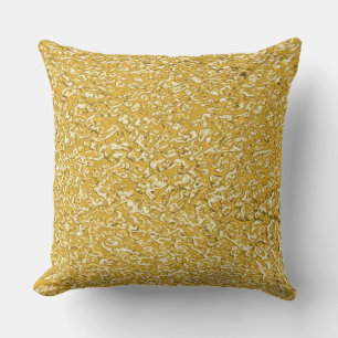 Almofada Para Ambientes Externos Teste padrão DOURADO PURO do Splatter + seus