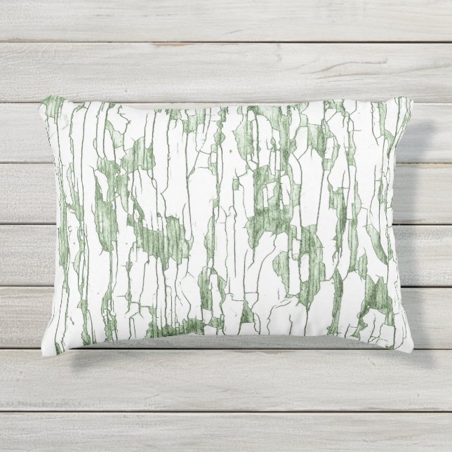 Almofada Para Ambientes Externos Tinta branca de descasque (Frente)