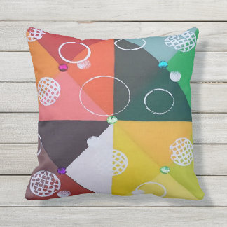 Almofada Para Ambientes Externos Travesseiro Bejeweled do pátio
