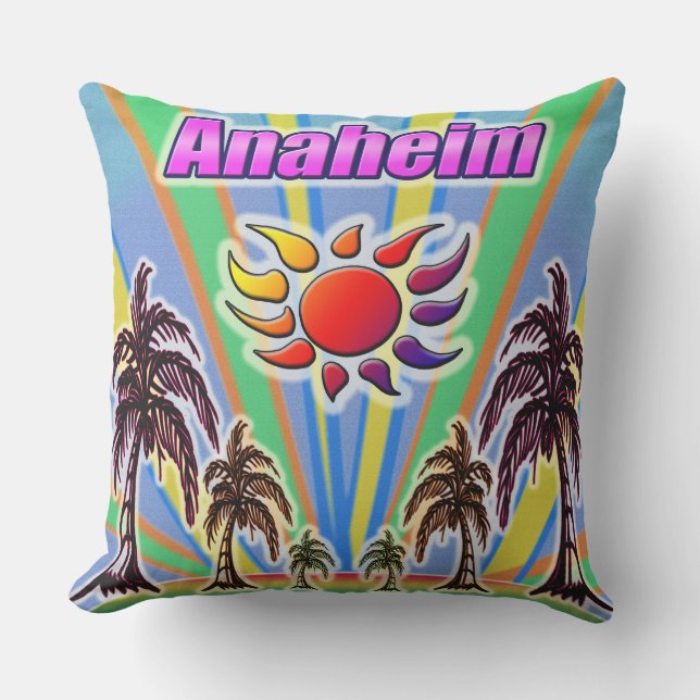 Almofada Para Ambientes Externos Travesseiro de Amor Anaheim Summer (Frente)