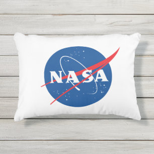 Almofada Para Ambientes Externos Travesseiro de Destaque Icônico NASA 12" x 16" (Us
