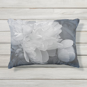 Almofada Para Ambientes Externos Travesseiro de Ênfase Exterior da Flor Azul de Pe