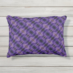 Almofada Para Ambientes Externos Travesseiro de Ênfase Exterior Roxo Abstrato