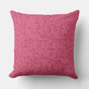 Almofada Para Ambientes Externos Travesseiro decorativo de padrão rosa havaiano