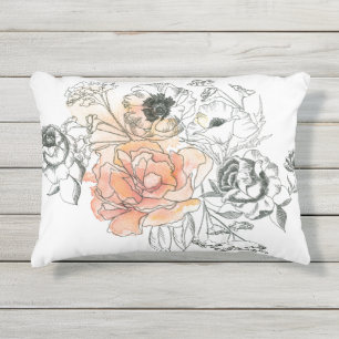 Almofada Para Ambientes Externos Travesseiro decorativo exterior do jardim