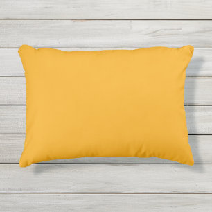 Almofada Para Ambientes Externos Travesseiro exterior amarelo da mostarda