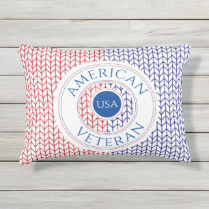 Almofada Para Ambientes Externos TRAVESSEIRO exterior AMERICANO VETERAN / Branco